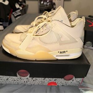 Off-White Air Jordan 4 Retro Sail